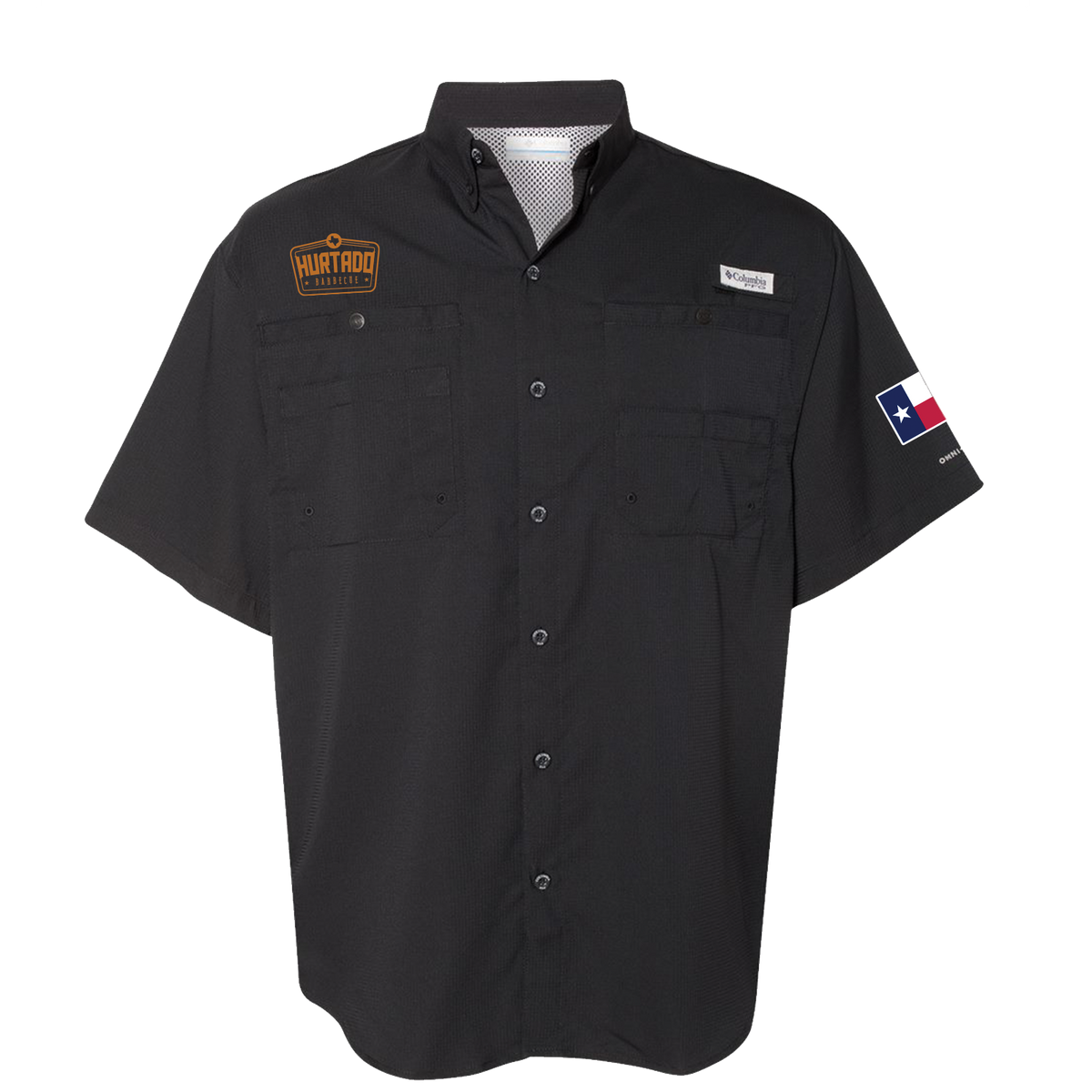 Hurtado Patch Columbia Fishing Shirt with UV Protection Hurtado BBQ