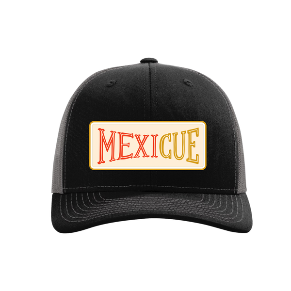 Mexicue Patch Cap Black and Charcoal